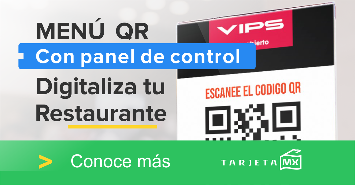 !Menú QR¡  por solo $99 mxn